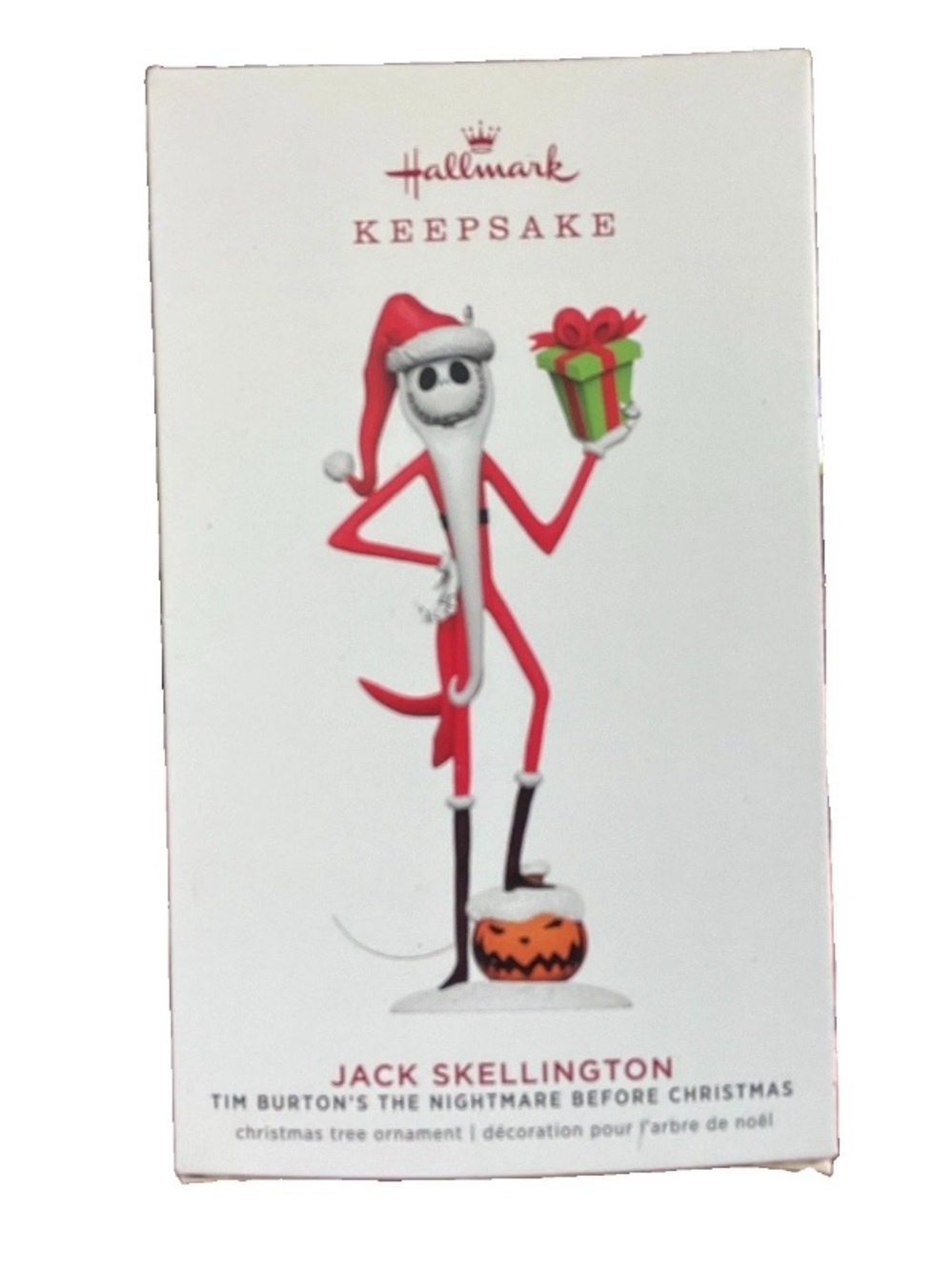 Hallmark Christmas Ornament Jack Skellington Red Santa Outfit